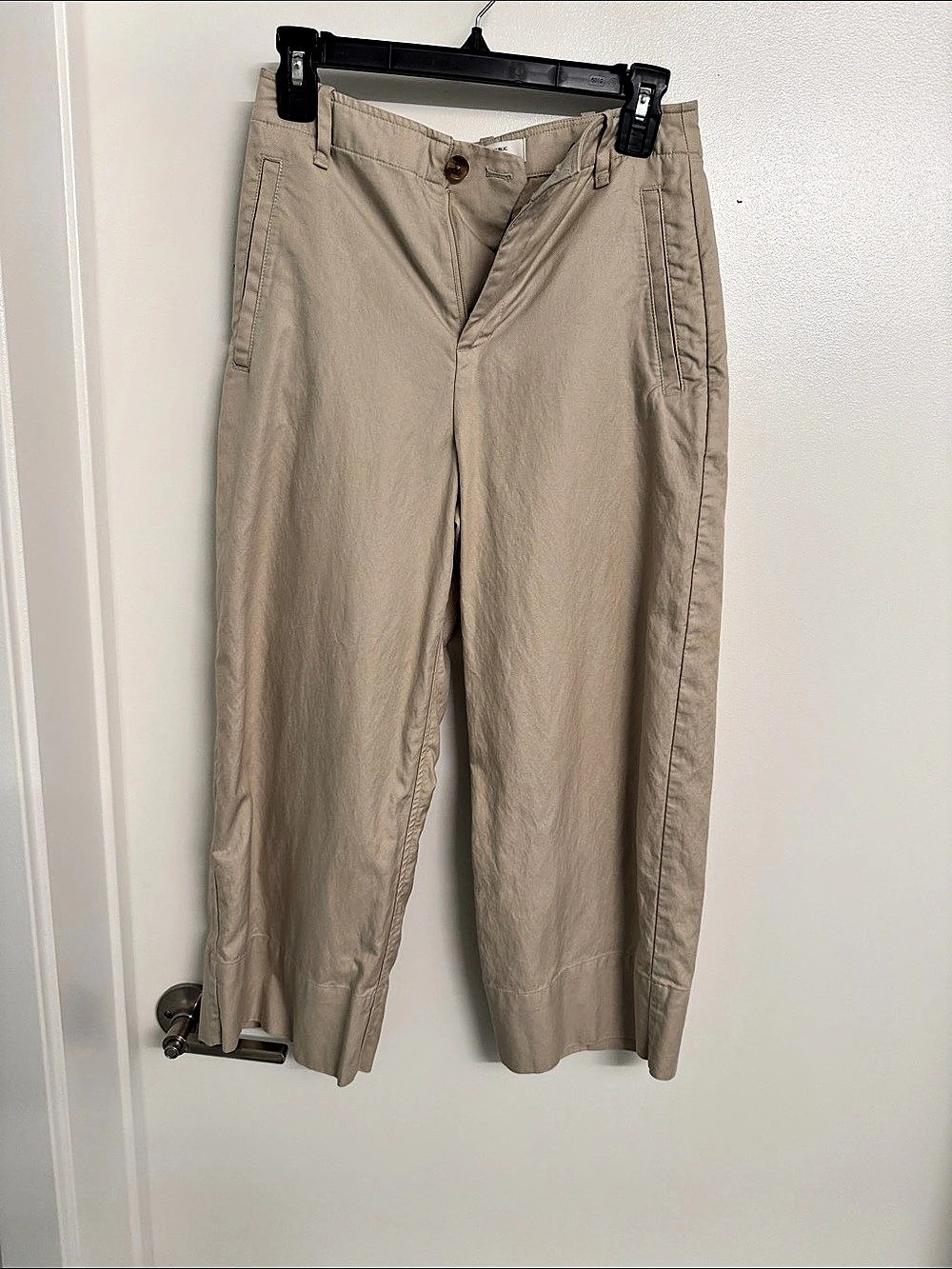 Banana republic wide leg cropped chino